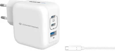 Produktbild von Conceptronic ALTHEA17W 3-Port 67W GaN USB PD Charger