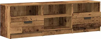 Obrázek produktu pro vidaXL TV skříňka vzhled starého dřeva 150x33,5x45 cm materiál na bázi dřeva