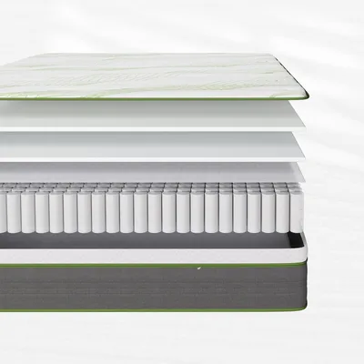 Produktbild von Novilla Matratze 120x190 H2 H3 Federkernmatratze Foam Mittelfeste Taschenfederke