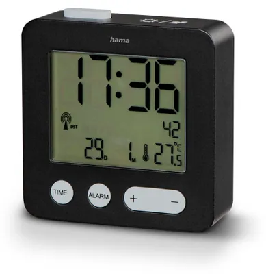 Produktbild von HAMA Funkwecker "Piccolo", Schwarz (00186447)