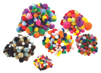 Immagine prodotto di Colourations - pompon colorati, 700 pezzi.