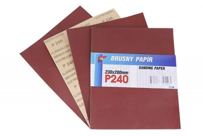 Produktbild von Schleifpapier 230x280mm P240, 10 Stk. / 1 Stk. Packung