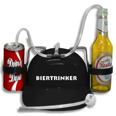 Produktbild von Trinkhelm Spaßhelm mit Print - Biertrinker - 51624 Color - schwarz
