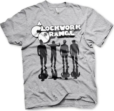 Produktbild von Clockwork Orange Shadows T-Shirt - Medium - Heather-Grey