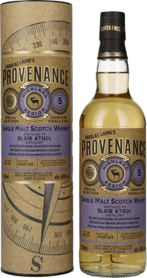Image de Douglas Laing PROVENANCE Blair Athol 5 Years Old Single Cask Malt 2014 46% Vol. 0,7l en boîte cadeau