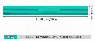 Immagine prodotto di Barra flessibile da allenamento - Gomma - 30 cm - 3,5 cm - 15 lbs