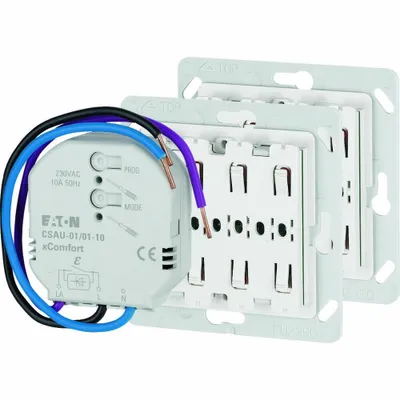Zdjęcie produktu dla Eaton Moeller series xComfort, Mądry przełącznik, Bezprzewodowy, Biały, 196 V, 253 V, IP20