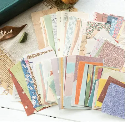 Produktbild von 360 Vintage Scrapbooking Aufkleber, Antike Papierdekoration, 6 Themen, Retro Farbe, Karton