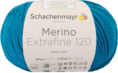 Produktbild von Schachenmayr Merino Extrafine 120, 50g Petrol Handstrickgarne