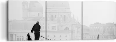Produktbild von Bild auf Leinwand - Leinwandbild - Venedig Basilika - 120x40cm - Wand Bild - Wanddeko - Wandbilder - Leinwanddruck - Bilder - Kunstdruck - Wanddekoration - Leinwand bilder - Wandkunst - CA120x40-3563