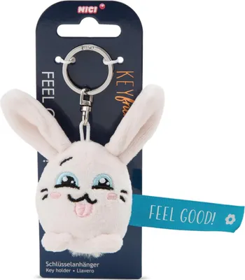Produktbild von NICI Schlüsselanhänger Hase Best Friends! blau 5cm