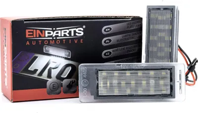 Zdjęcie produktu dla Einparts Podświetlenie Tab Rej. Ep87 Do Rejestracji Auto Led Montaż Szyb