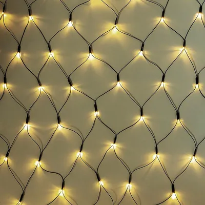 Produktbild von 240er LED-Lichternetz Lichterkette Lichtervorhang Kabel Grün Leuchtfarbe Kaltweiß