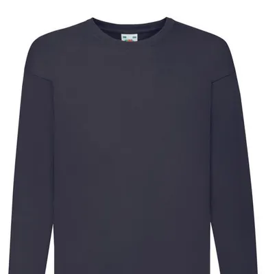 Immagine prodotto di Fruit of the Loom - Maglietta "Valueweight" per bambini a maniche lunghe FK2075 (164-170) (blu navy)