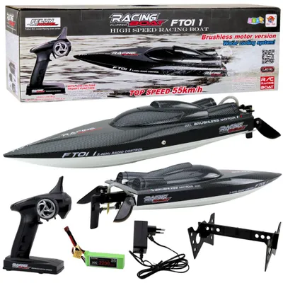 Obrázok produktu pre Motorový čln Ft011 diaľkovo ovládaný Rc Brushless 55Km/H