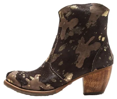 Image de Neosens Bottines à talons pour Femme S3096P POTRO BROWN GOLD / MUNSON Multicolore