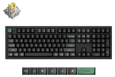 Produktbild von Keychron K10 Ultra 8K Wireless Mechanische Tastatur Full Size RGB Hot-Swap Mac Windows - QWERTY US - Apex Banana