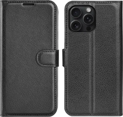 Produktbild von iPhone 16 Pro Hülle - Coverup Klapphülle - Schwarz