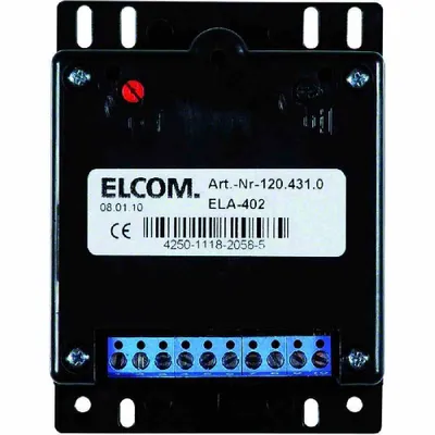 Produktbild von ELCOM KOMMUNIKATION GMBH ELCOM Einbau Türelektronik ELA-402 1204310