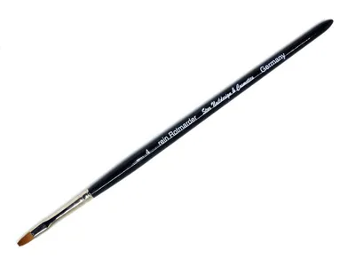 Produktbild von Profi Gel Pinsel Rotmarder - Echthaar Gr. 4 flach