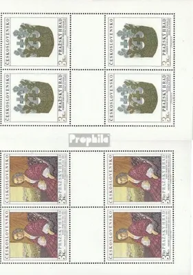 Produktbild von Briefmarken Tschechoslowakei 1979 Mi 2505-2506 Kleinbögen (kompl.Ausg.) postfrisch Prager Burg