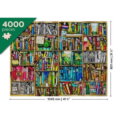 Produktbild von WOODEN CITY Holz-Puzzle-Bibliothek 4000 dlks