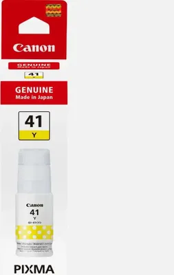 Zdjęcie produktu dla Canon GI-41Y, Oryginalny, Żółty, Canon, PIXMA G2460, PIXMA G3420, PIXMA G3460, PIXMA G1420, PIXMA G2420, 7700 stron(y), 70 ml