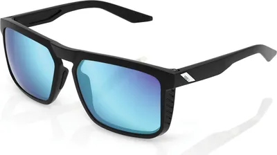 Produktbild von 100% SPEEDLAB Fahrradsonnenbrille - RENSHAW - Schwarz/Blau