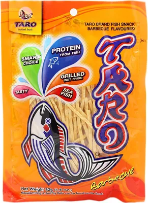 Produktbild von Taro Fish Snack Barbecue Flavour 52g