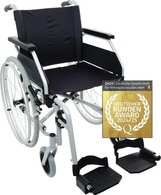 Produktbild von Rollstuhl Primus MS 2.0 - Transportrollstuhl von Bescomedical - Sitzbreite 49 cm - ohne Trommelbremse