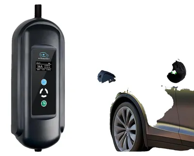 Obrázok produktu pre Nabíjačka pre elektromobily, výkon 11 kW, kompatibilita s konektorom typu 2, čierna farba