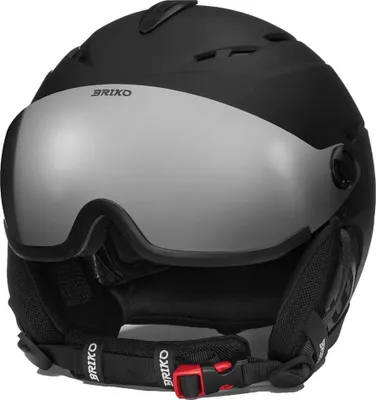 Produktbild von Briko Elio Helm Mit Visier Schwarz M Schwarz M