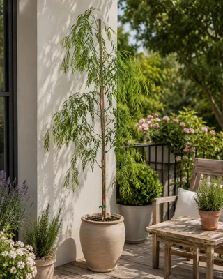Produktbild von Peruanischer Pfefferbaum Schinus molle 160–200 cm | Rosa Pfeffer | Falscher Pfefferbaum | Mediterraner Zierbaum für Garten & Terrasse