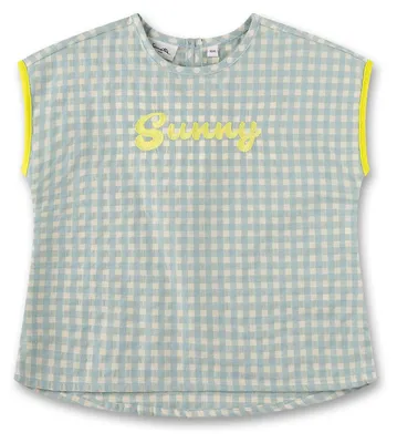 Produktbild von Sanetta Pure Mädchen T-Shirt blau kariert 92