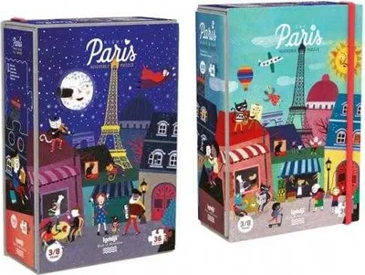 Obrázok produktu pre Puzzle Londji, Noc a deň v Paríži