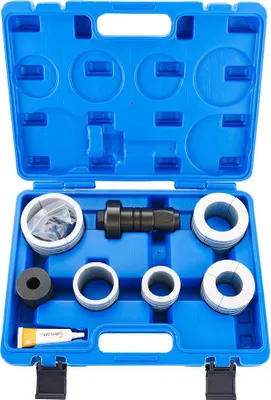Productafbeelding van Uitlaatpijp-expander, geschikt om pijpen van 1-5/8 inch te vergroten tot 4-1/4 inch, gemaakt van aluminium van luchtvaartkwaliteit, bevat 7 spanbekken, geschikt voor metalen buizen, gebruiksvriendelijk