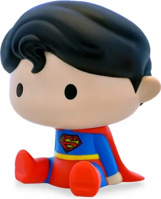 Produktbild von Plastoy Superman Chibi Sparschwein Mehrfarbig  Mehrfarbig One Size