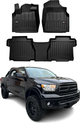 Obrázek produktu pro 2007-2013 Toyota Tundra CrewMax podlahové rohože TPE černé 4 ks