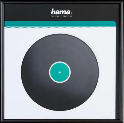Produktbild von HAMA Rahmen für LP-Schallplatte, Aluminium, Schwarz, 31,5 x 31,5 cm