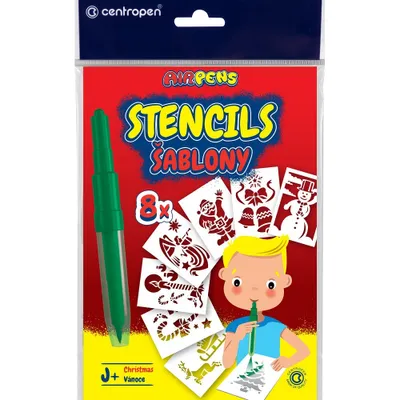 Immagine prodotto di Malinos 301006 - Blopens Schablonen Set J - Weihnachten