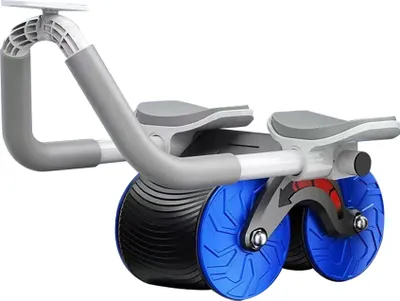 Zdjęcie produktu dla Automatyczny wałek do ćwiczeń mięśni brzucha z timerem, podparciem łokcia, funkcją wyciszenia, sprzęt fitness do treningu core, siłownia domowa i biurowa