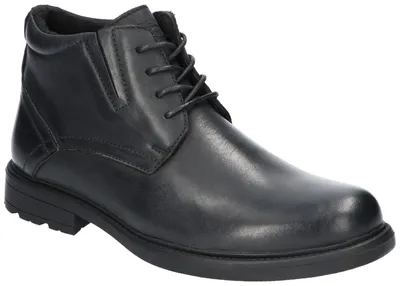 Produktbild von American Club CY213, Gefütterte Leder-Stiefeletten mit Reißverschluss Schwarz 41