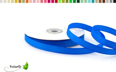 Produktbild von 25m Rolle Ripsband 10mm, Farbauswahl:blau 352 / königsblau / royalblau