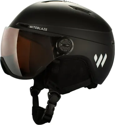 Produktbild von Witeblaze VISOR PRO Skihelm mit Visier Helmset Unisex schwarz 56-58