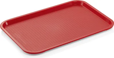 Produktbild von WAS Germany Gastro Tablett rot stapelbar 45,5 x 35,5 x 2 cm Serviertablett Polypropylen