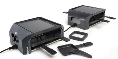 Produktbild von Stöckli Raclette + Pizza Grill Four4 Set anthrazit
