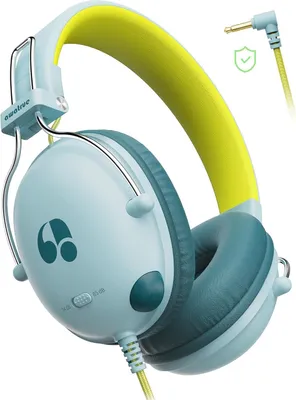 Produktbild von Kinder Kopfhörer, Kopfhörer Kinder mit Kabel, 74/85dB Lautstärkegrenze, Stereo Sound, HD-Ton, Faltbare Over Ear Kinderkopfhörer für Schule/Tablet/PC