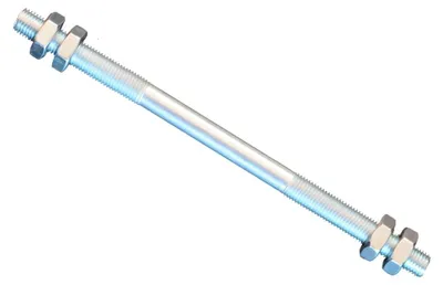 Produktbild von 1 Stück Gewindestange M12 Rechts - Links Gewinde 160 mm + 4 Muttern