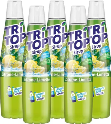 Produktbild von TRi TOP Sirup Zitrone-Limette 600 ml (5er Pack)