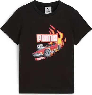Immagine prodotto di Puma X Hot Wheels Graphic Maglietta a manica corta Nero 5 Anni Ragazze,Ragazzi Nero 5 Anni